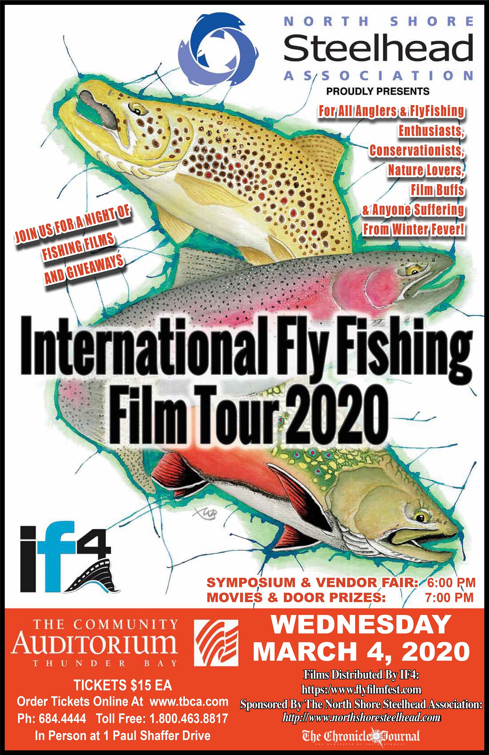 Thunder Bay Community Auditorium Fly Fishing Film Festival