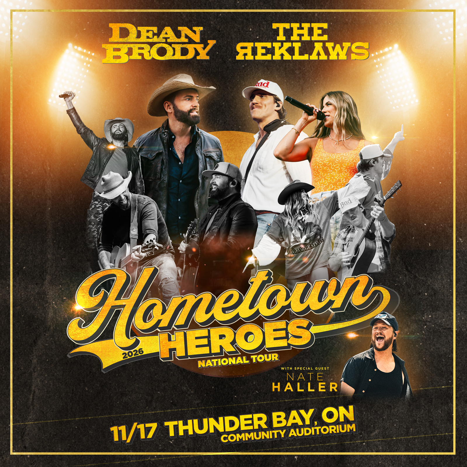 Dean Brody & The Reklaws with special guests Nate Haller