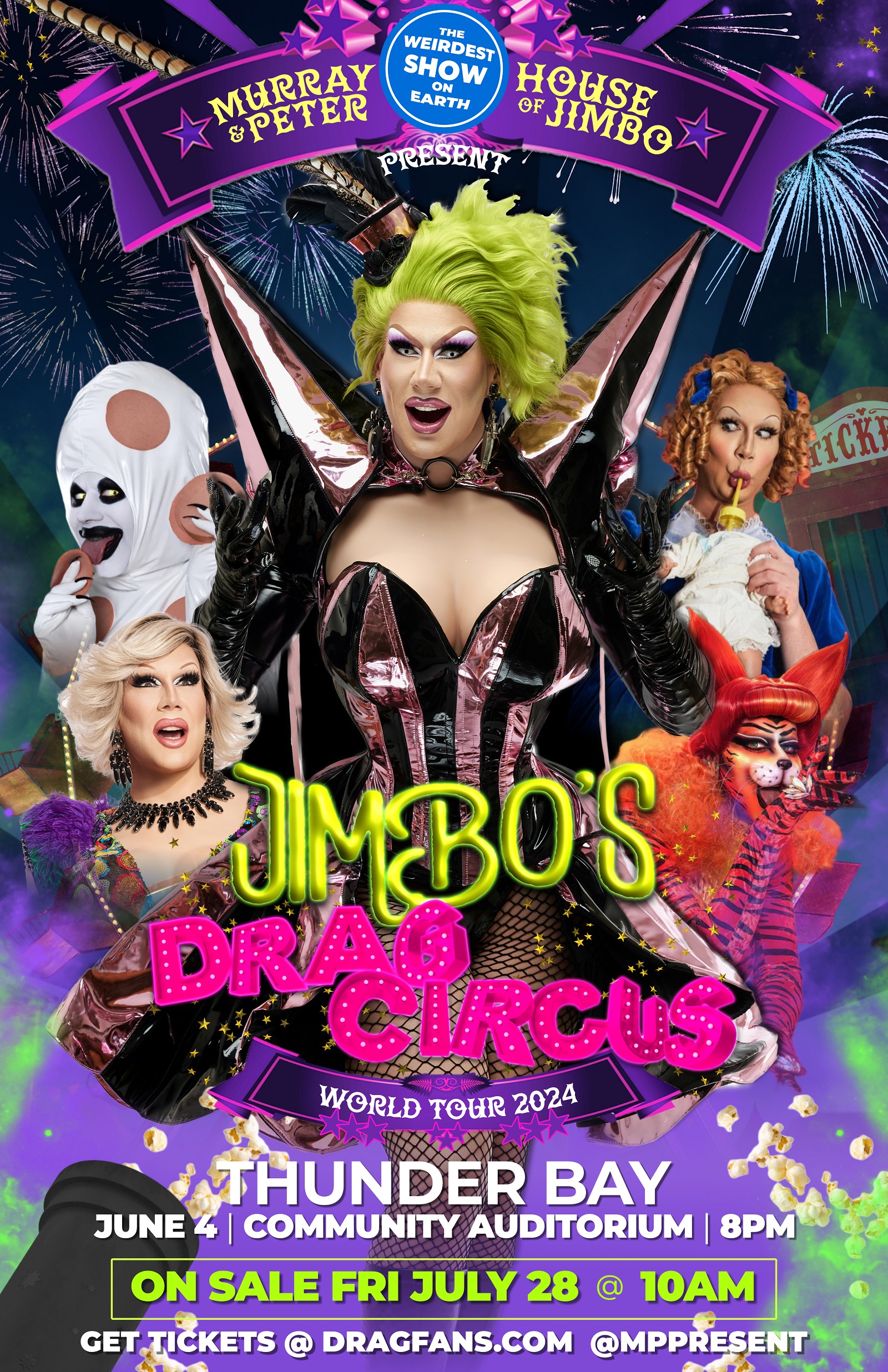 Jimbo's Drag Circus World Tour 2024