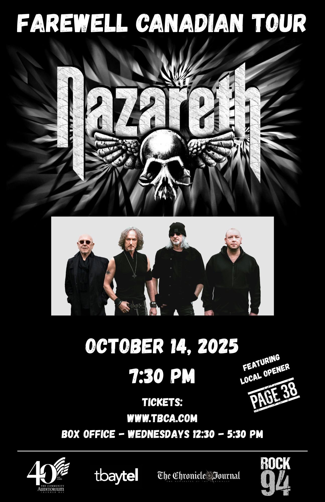 Nazareth - Canadian Farewell Tour