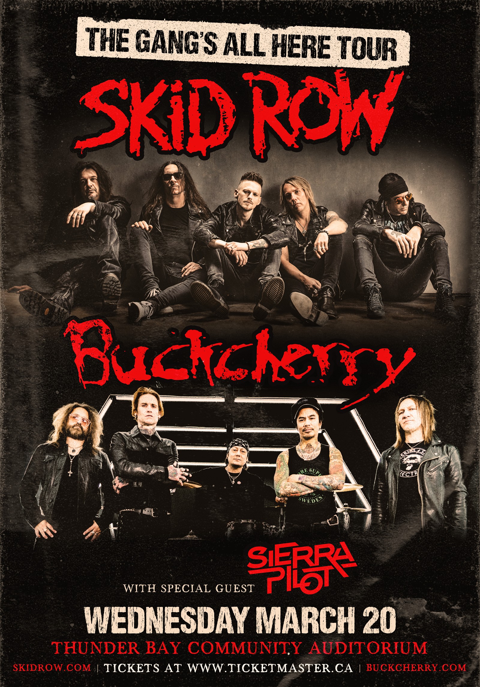 The Gang's All Here Tour With Skid Row And Buckcherry