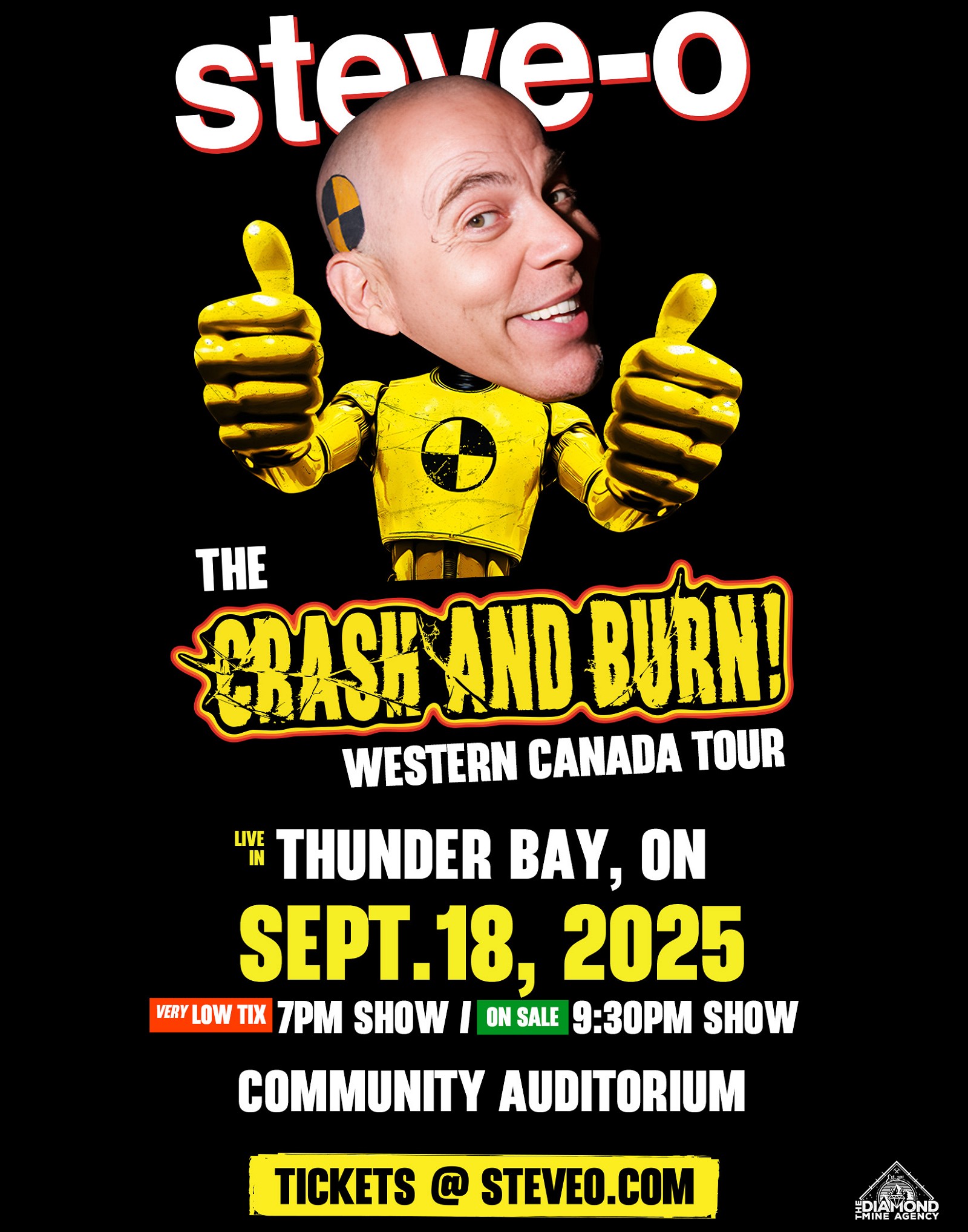 Steve-O Crash and Burn Tour